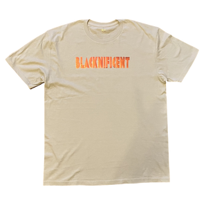 Iridescent Reflective Gold Blacknificent  T-Shirt