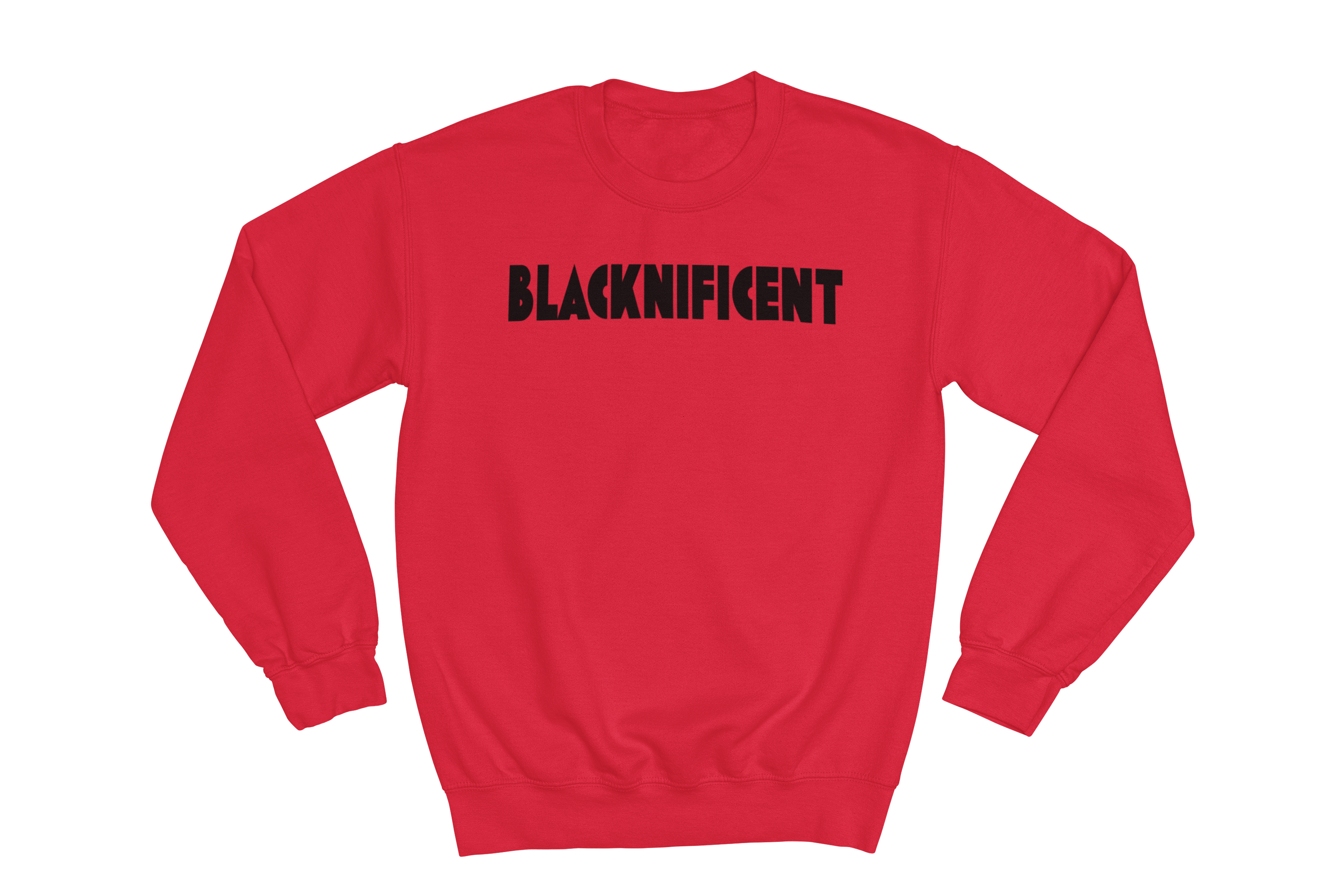 Blacknificent Crewneck - Red