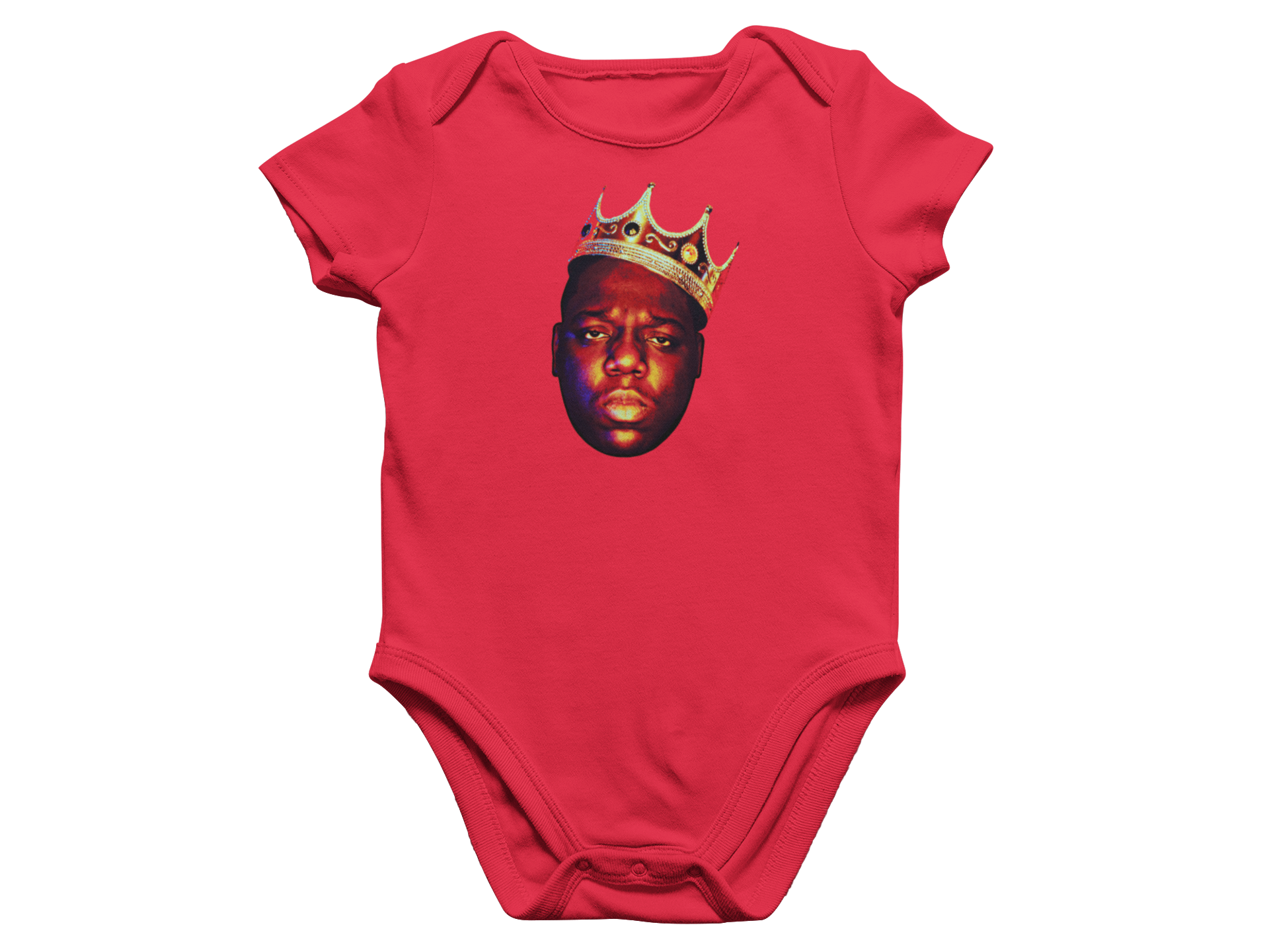 Biggie Smalls Short Sleeve Baby Onesie