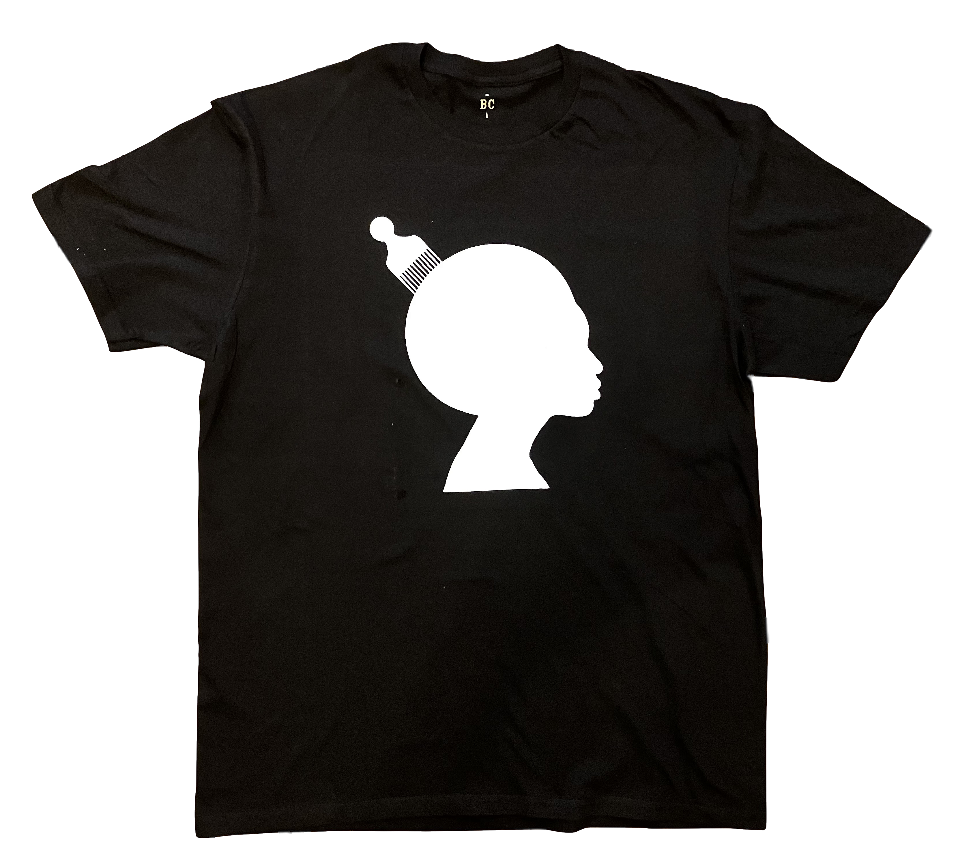 Afro Pick Cameo T-shirt - Black/White