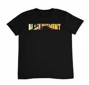 Iridescent Reflective Gold Blacknificent  T-Shirt