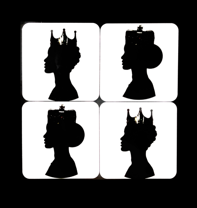 Queens Head Coasters